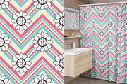 Groovy Boho Floral Chevron Pattern, a Pattern Graphic by PPEthnicDecorPattern (Thumbnail 7 of 7)