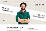 Awwa - Portfolio WordPress Theme, a WordPress Template by NaimaAnjum (Thumbnail 3 of 5)