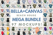Mockup Bundle Bella Canvas T-Shirt, a Household Mockup by lock and page (Thumbnail 1 of 45)