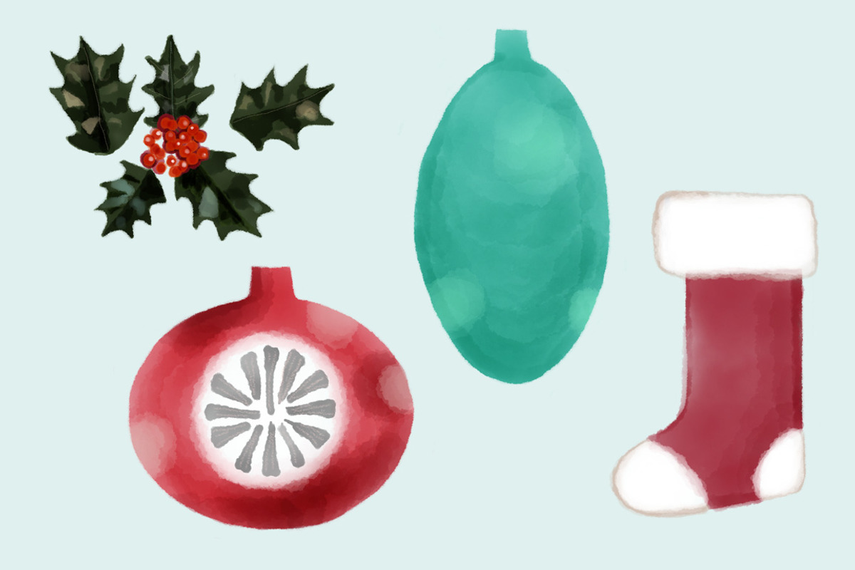 Christmas Watercolors, an Illustration by Marmalade Moon (Photo 5 of 5)