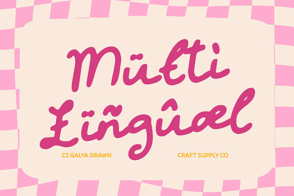 CS Galya Drawn, a Script Font by Craft Supply Co. (Photo 7 of 8)