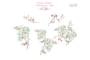 Peony chinoiserie toile cliparts, a Decorative Illustration by TheHappyGiftArt (Thumbnail 3 of 11)