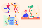 SaaS Illustration Kit, an Illustration by Base Design Studio (Thumbnail 7 of 13)
