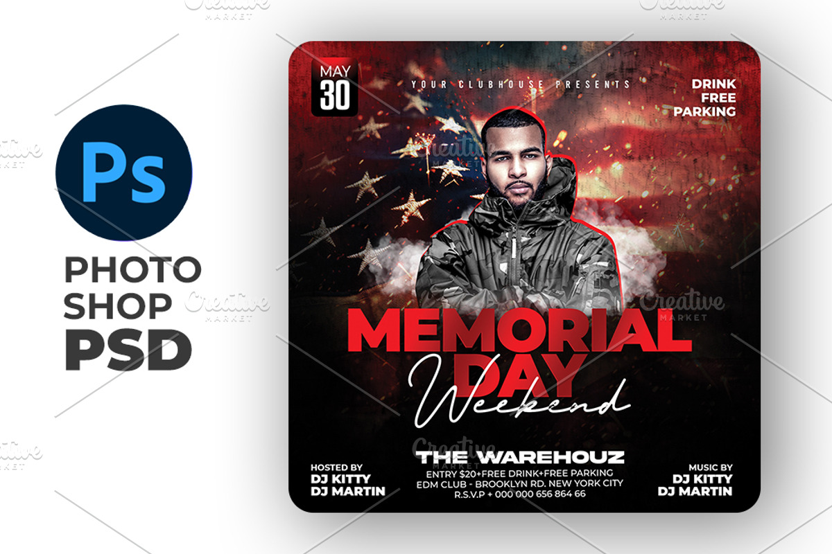 Memorial Day Flyer, a Flyer Template by Artonix (Photo 2 of 4)