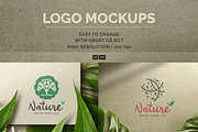 Logo Mockups - Nature Themes, an Advertising Mockup by Artlogs (Thumbnail 1 of 3)