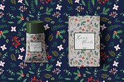 Xmas Florals - Seamless Patterns, a Pattern Graphic by InaCorart (Thumbnail 5 of 9)