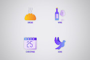 Christianity | 16 Flat Gradient Icon, an Outline Icon by Alex Blogoodf (Thumbnail 7 of 11)