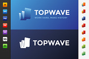 Top Wave Logo, a Branding & Logo Template by Web Design Label (Thumbnail 2 of 5)