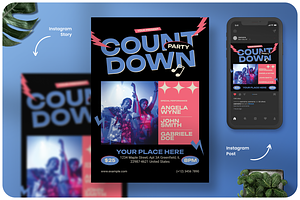 Music Party Flyer, a Flyer Template by Annora Studio