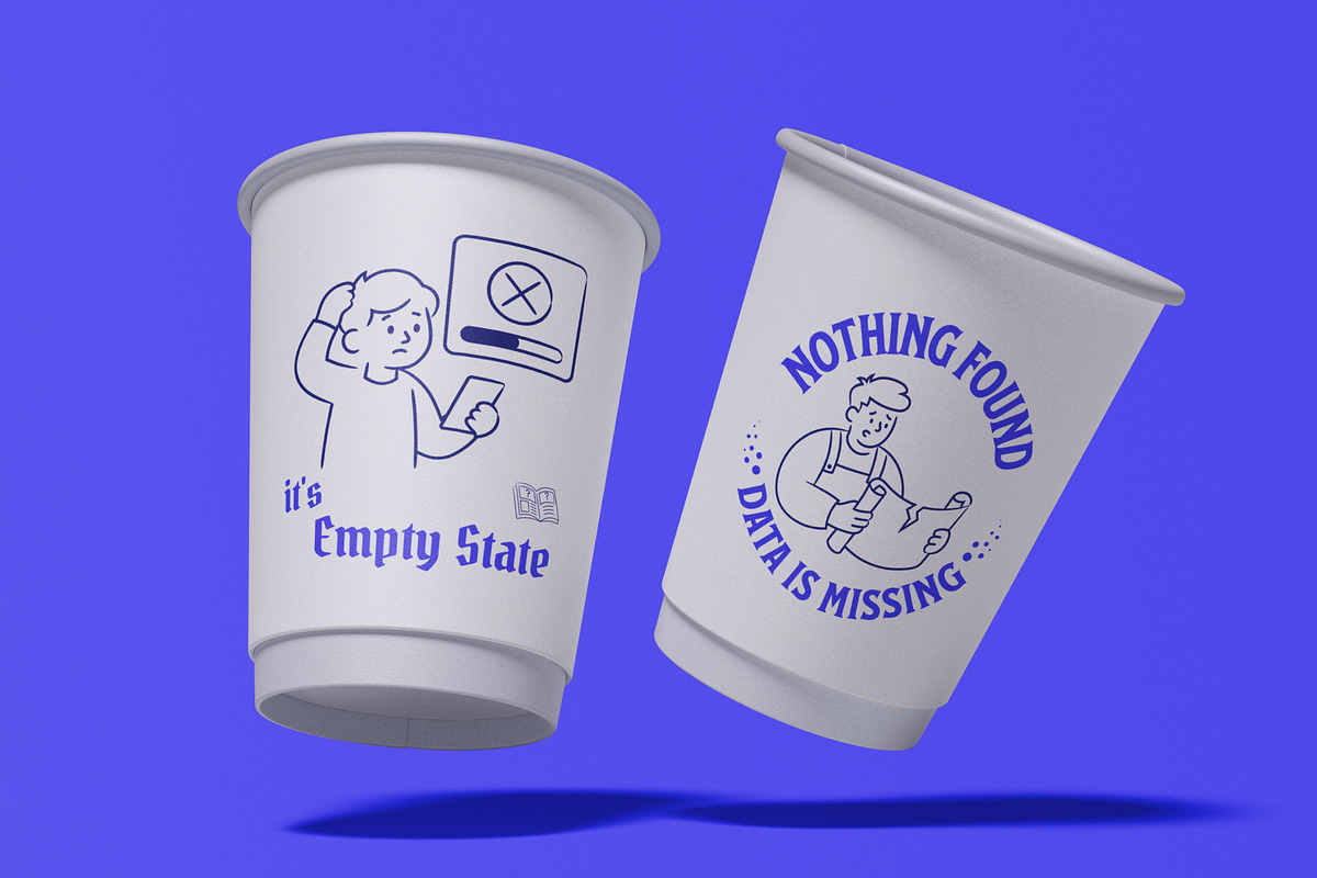 150 Empty States Doodles Bundle, an Outline Icon by Vectors Market (Photo 4 of 10)