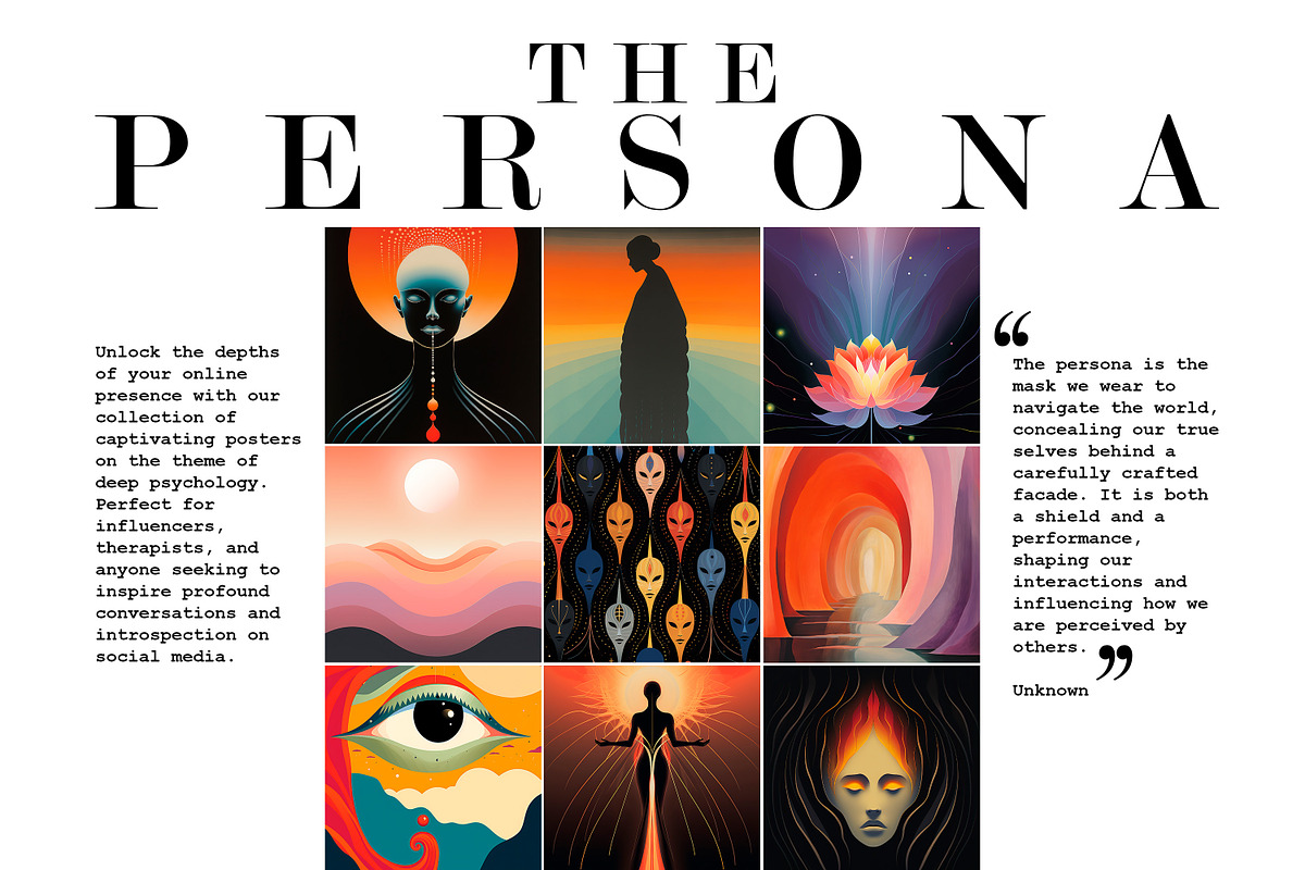 The Depth Psychology Art Posters, an Object Graphic by Struvictory.art (Photo 6 of 8)