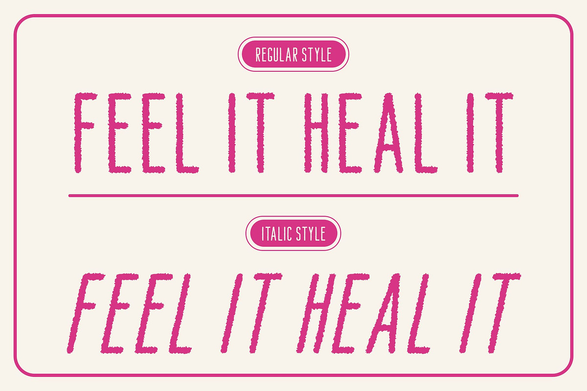 Bondie Rounded Rough, a Sans Serif Font by Craft Supply Co. (Photo 4 of 8)