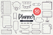 Doodle Planner Resources, an Object Graphic by insemar (Thumbnail 1 of 5)