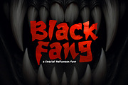Blackfang, a Sans Serif Font by khurasan (Thumbnail 1 of 5)