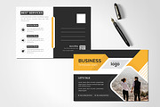 Yellow & Black Post Card Design, a Card Template by ZAAS (Thumbnail 3 of 5)