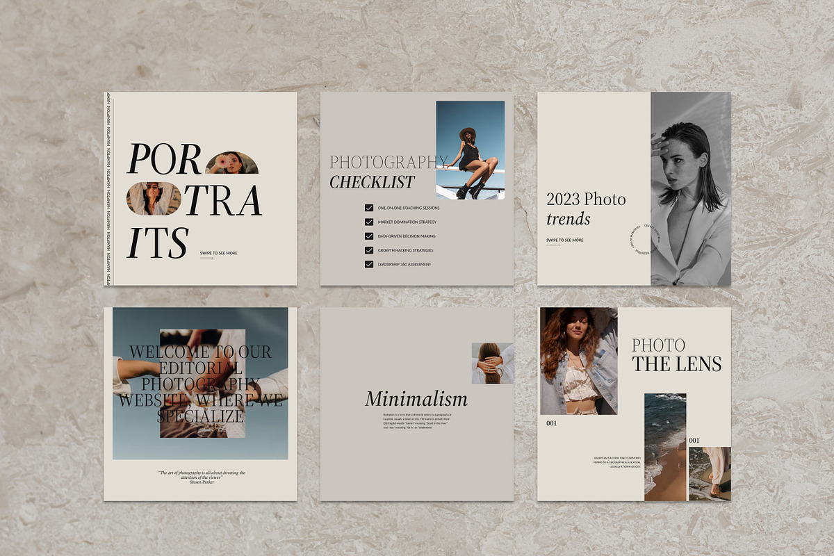 Hampton | Canva Marketing Bundle, a Marketing Template by Lavinia Visuals (Photo 7 of 10)