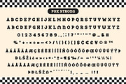 Fox Strong 4 Font Styles, a Slab Serif Font by Fox7 By Rattana (Thumbnail 9 of 13)