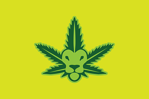 Lion Cannabis Logo, Lion Head Logo