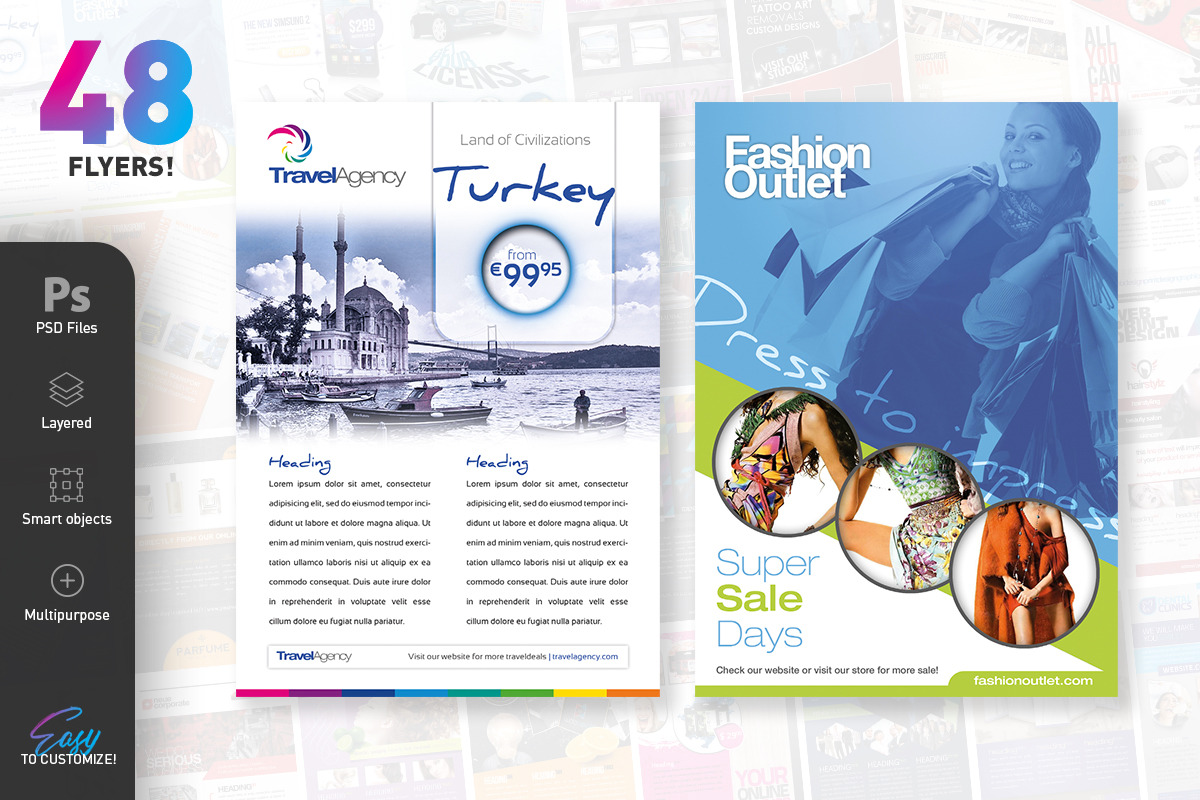 Essential Business Flyer Mega Bundle, a Flyer Template by Reclameworks (Photo 3 of 25)
