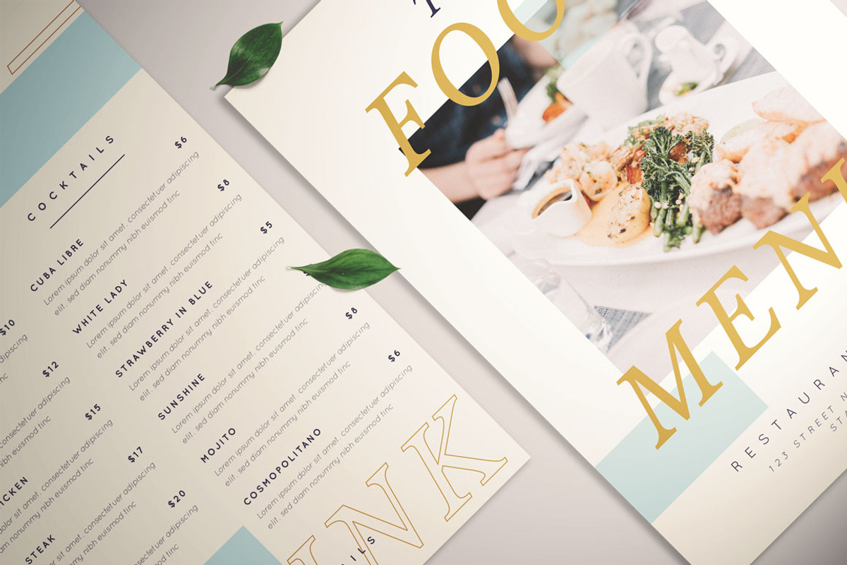Hipstery Food Menu, a Flyer Template by KMZVR.Lab (Photo 4 of 6)