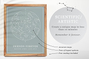 Star Map Poster Creator, Minimal, a Plug-in Add-On by Drifter Studio (Thumbnail 3 of 8)