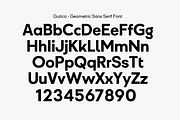 Gutica – Geometric Font Family, a Sans Serif Font by Yukita Creative (Thumbnail 4 of 9)