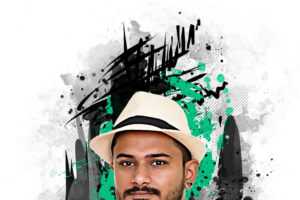 Hand Watercolor Painting Effect, an Action Add-On by Photoshop Action (Photo 2 of 13)