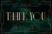 Decobra Art Deco Font, a Serif Font by alit design (Thumbnail 17 of 17)