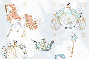 Cinderella Fairy Tale Clipart