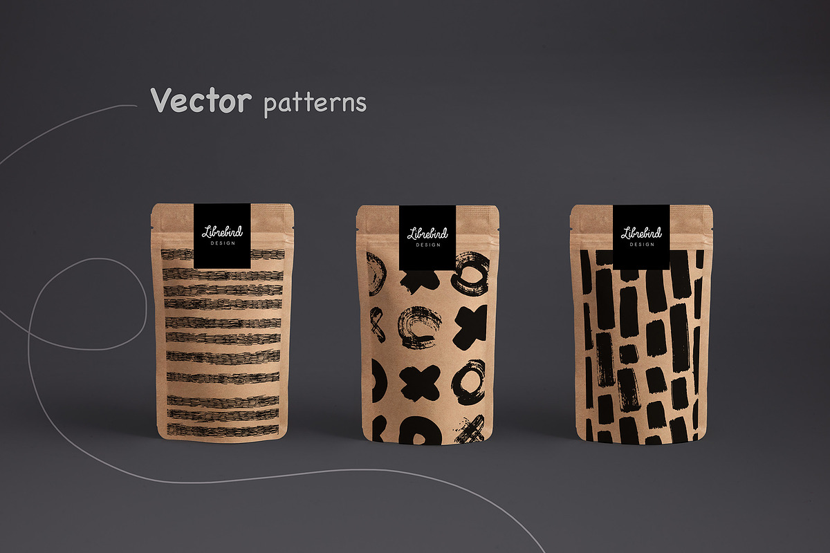 Hand-drawn patterns, a Pattern Graphic by Librebird (Photo 5 of 12)