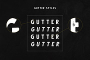 Gutter - Handdrawn Sans ( 4 Styles ), a Sans Serif Font by Dikas Studio (Thumbnail 2 of 12)