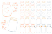 Peach Jar Vectors & Clipart, an Illustration by Amanda Ilkov (Thumbnail 3 of 4)