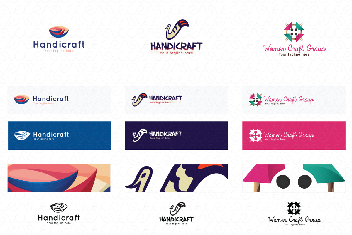 Art Craft Handicrafts Logo Templates, a Branding & Logo Template by VecRas