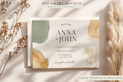 Wedding Invitation PSD Mockup, an Advertising Mockup by ClipCraft (Thumbnail 6 of 9)