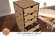 Small Desk storage Organizer 5Drawer, a Templates & Theme by StanleyTirtoutomo (Thumbnail 5 of 7)