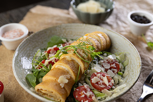 Restaurant breakfast menu concept, a Photo by Grafvision photography