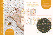 Cute Woodland Repeat Patterns, a Pattern Graphic by Flora Wild Designs (Thumbnail 5 of 5)