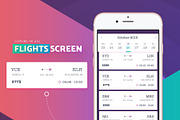 GO-Flight Mobile App - UI kit, an UI Kit Template by Design Oxy (Thumbnail 4 of 6)