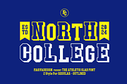 North College - Athletic Slab, a Slab Serif Font by Marvadesign (Thumbnail 1 of 8)