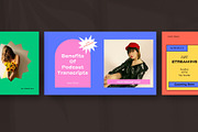 Podcast Bundle Presentation Pack, a Presentation Template by Rocket Template (Thumbnail 5 of 13)