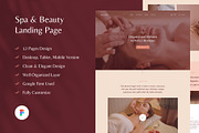Bugarie - Spa & Beauty Landing Page, an UI Kit Template by andrisetiawannn (Thumbnail 1 of 6)