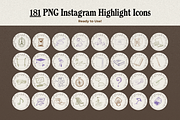 Vintage Aesthetic Highlight Icons, an Outline Icon by Marcia B Studio (Thumbnail 4 of 7)