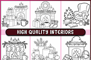 Cozy Christmas Hygge, a Seasonal Illustration by Ink Gallery (Thumbnail 4 of 4)
