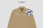 Mechanic jacket mockup, an Apparel Mockup by Barmecide Mockup Studio (Thumbnail 2 of 3)