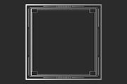 Silver Art Deco Frames Collection, a Decorative Illustration by PsychocheArt (Thumbnail 12 of 13)