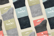 Socks Packaging Mockups, a Shirt Mockup by Komet & Flicker (Thumbnail 3 of 9)