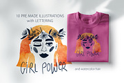 Girls and Flowers, a Person Illustration by Annakniaz (Thumbnail 4 of 12)