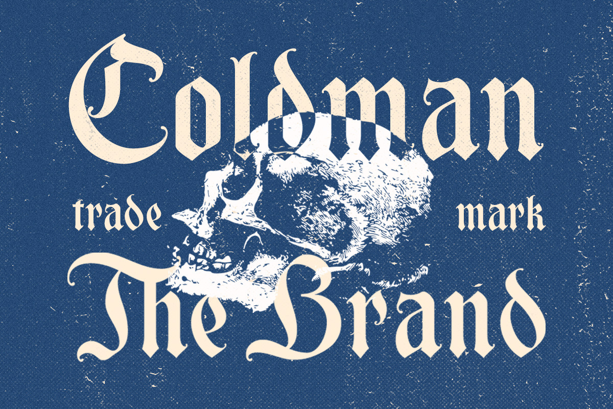 Maythen Blackletter, a Blackletter Font by Letterhend Studio (Photo 2 of 9)