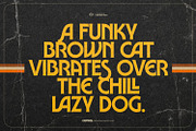 Castrell - 70s Retro Exotic Font, a Sans Serif Font by ikiiko (Thumbnail 2 of 7)