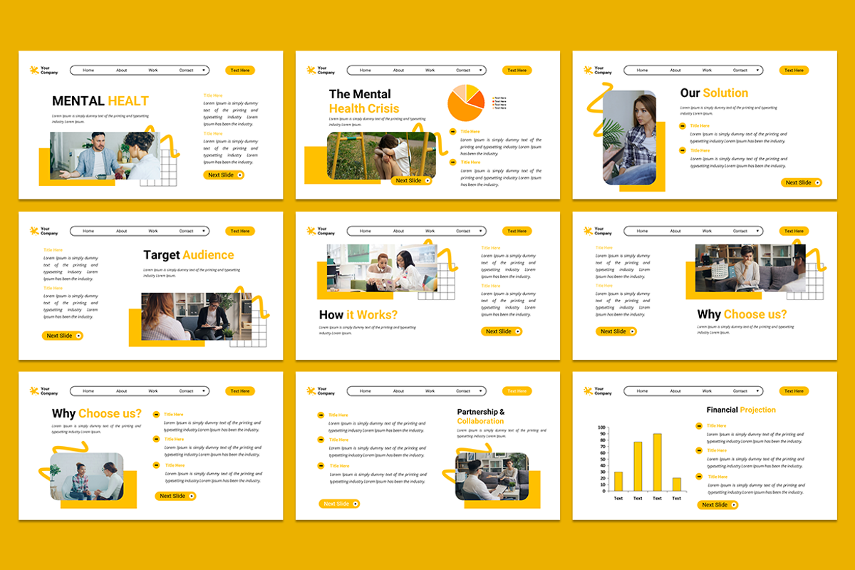 Mental Health - Keynote Template, a Presentation Template by Iqsiart Studio (Photo 2 of 3)